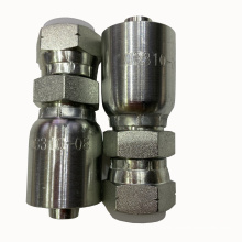 One piece jic hydraulic hose fittings straight one-piece fitting